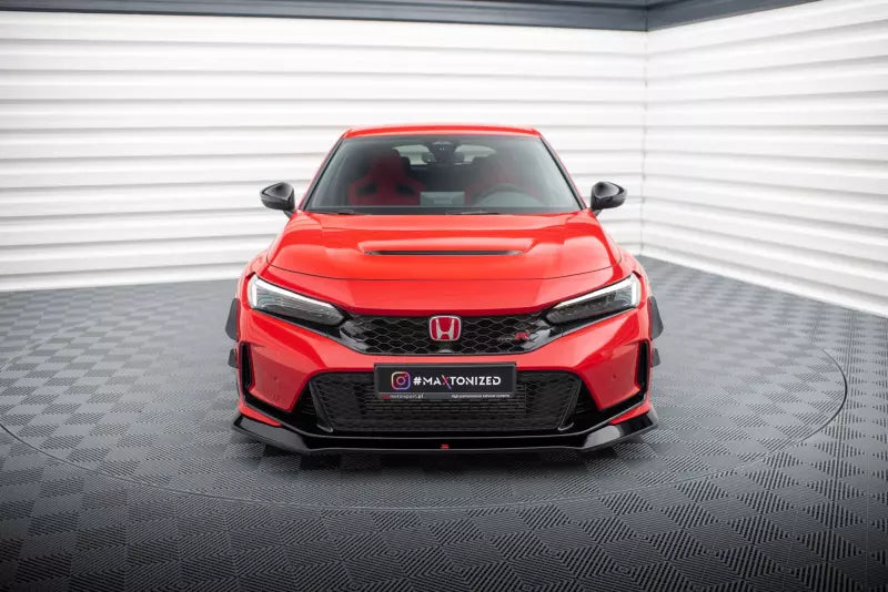 Maxton Design Frontlippe für Honda Civic Type-R Mk 11 Hochglanz schwarz – Ansicht 2