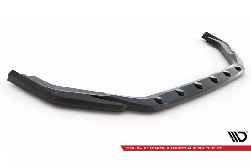 Maxton Design Frontlippe V.3 für Honda Civic Type-R Mk 11 Hochglanz schwarz – Ansicht 4