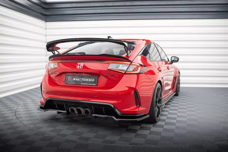 Maxton Design Heckdiffusor DTM Look für Honda Civic Type-R Mk 11 Hochglanz schwarz – Ansicht 1