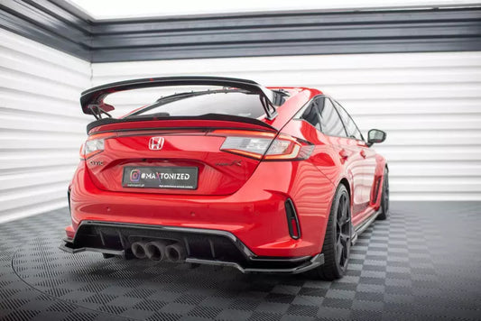 Maxton Design Heckdiffusor DTM Look für Honda Civic Type-R Mk 11 Hochglanz schwarz – Ansicht 1