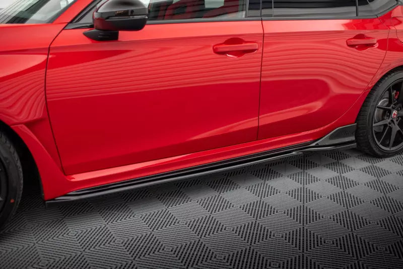 Maxton Design Seitenschweller (Paar) für Honda Civic Type-R Mk 11 Hochglanz schwarz – Ansicht 1