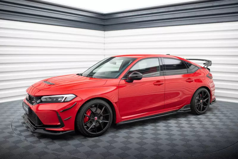 Maxton Design Seitenschweller (Paar) für Honda Civic Type-R Mk 11 Hochglanz schwarz – Ansicht 2