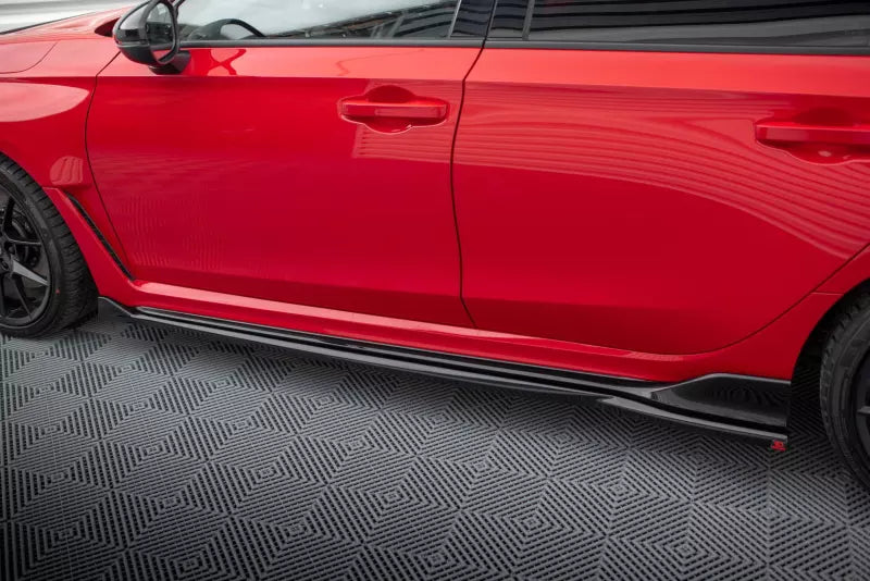 Maxton Design Seitenschweller (Paar) V.2 für Honda Civic Type-R Mk 11 Hochglanz schwarz – Ansicht 2