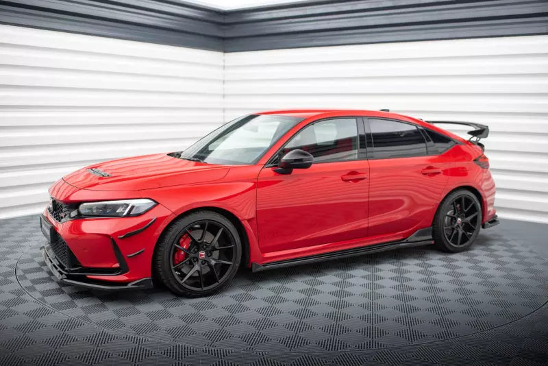 Maxton Design Seitenschweller (Paar) V.2 für Honda Civic Type-R Mk 11 Hochglanz schwarz – Ansicht 3