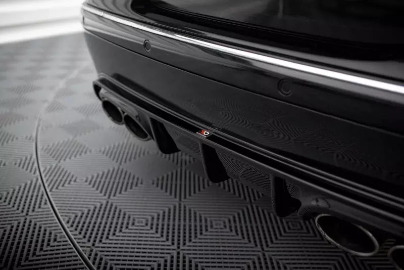 Maxton Design Heckdiffusor für Mercedes CLK W209 (2002-2005) Hochglanz schwarz – Ansicht 3