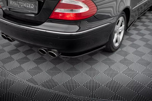 Maxton Design Diffusor Flaps für Mercedes-Benz CLK W209 Hochglanz schwarz – Ansicht 1