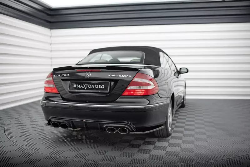 Maxton Design Diffusor Flaps V.2 für Mercedes-Benz CLK W209 Hochglanz schwarz – Ansicht 3