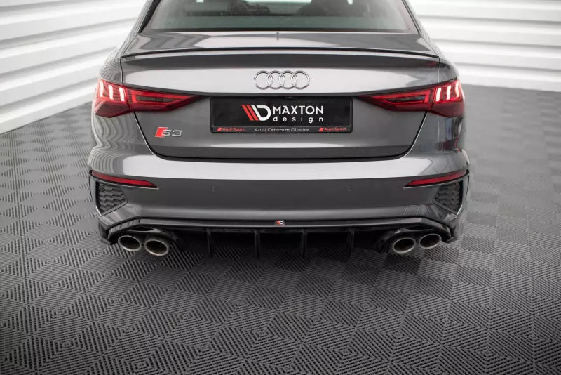 Maxton Design Heckdiffusor für Audi S3 Limousine 8Y Hochglanz schwarz – Ansicht 1