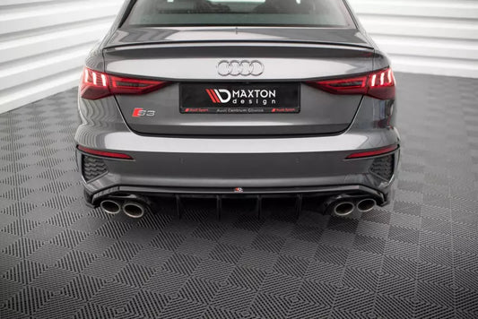 Maxton Design Heckdiffusor für Audi S3 Limousine 8Y Hochglanz schwarz – Ansicht 1