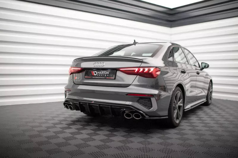 Maxton Design Heckdiffusor für Audi S3 Limousine 8Y Hochglanz schwarz – Ansicht 2