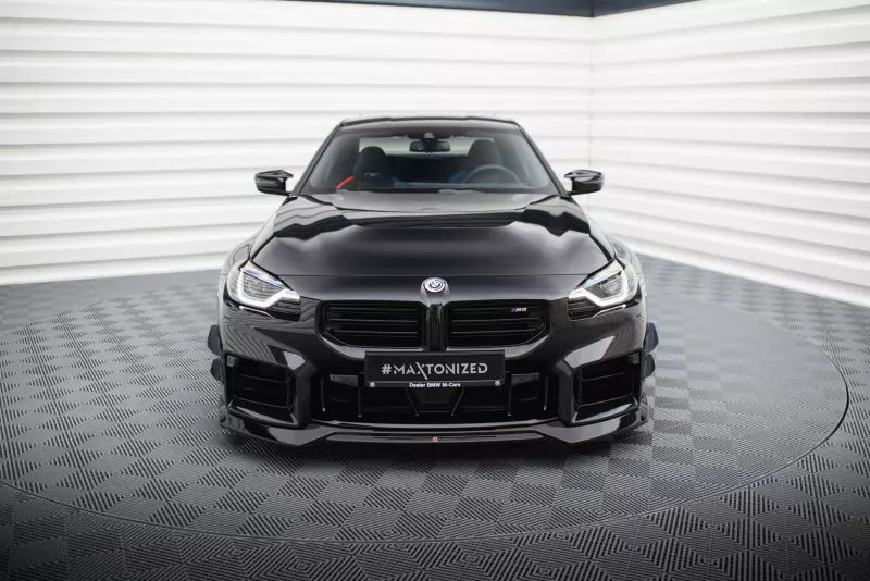 Maxton Design Frontlippe für BMW M2 G87 Hochglanz schwarz – Ansicht 2