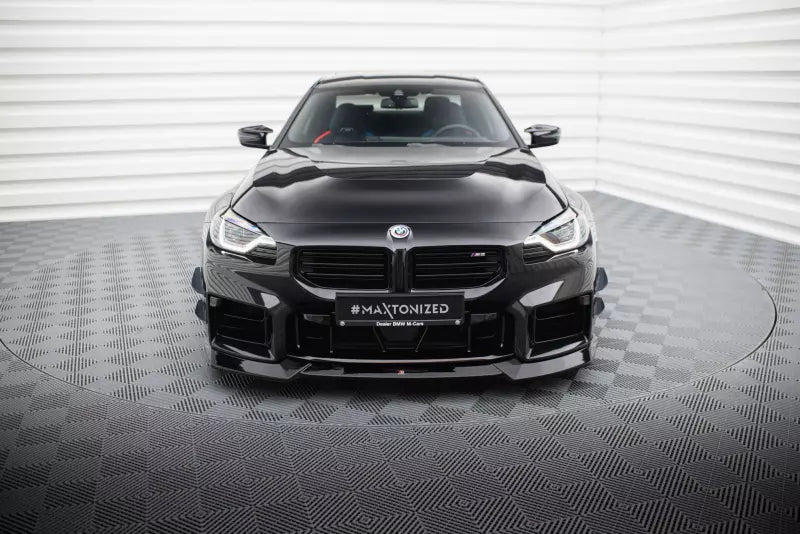 Maxton Design Frontlippe V.2 für BMW M2 G87 Hochglanz schwarz – Ansicht 2