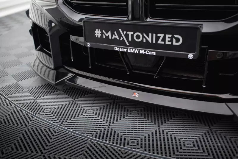 Maxton Design Frontlippe V.2 für BMW M2 G87 Hochglanz schwarz – Ansicht 3