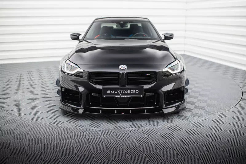 Maxton Design Frontlippe V.3 für BMW M2 G87 Hochglanz schwarz – Ansicht 2