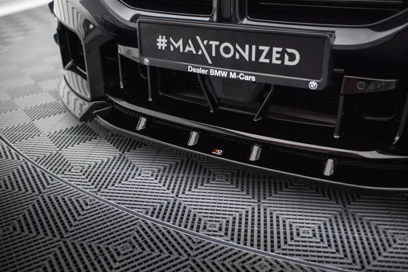 Maxton Design Frontlippe V.3 für BMW M2 G87 Hochglanz schwarz – Ansicht 3