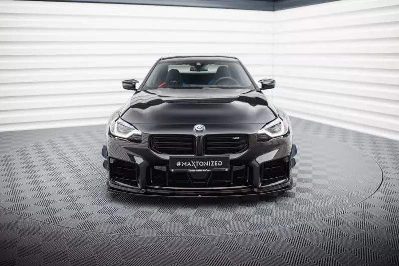 Maxton Design Frontlippe V.4 für BMW M2 G87 Hochglanz schwarz – Ansicht 2
