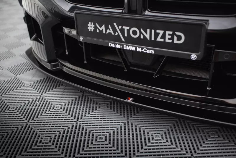 Maxton Design Frontlippe V.4 für BMW M2 G87 Hochglanz schwarz – Ansicht 3