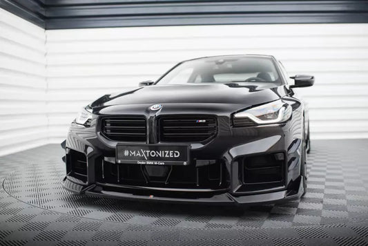 Maxton Design Frontlippe V.5 für BMW M2 G87 Hochglanz schwarz – Ansicht 1