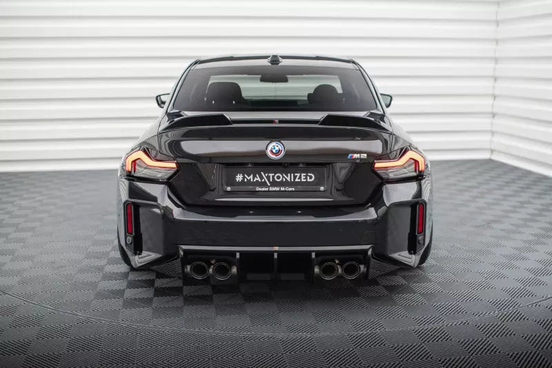 Maxton Design Heckdiffusor für BMW M2 G87 Hochglanz schwarz – Ansicht 1