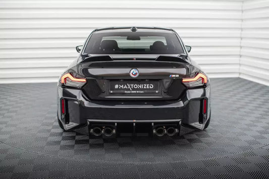 Maxton Design Heckdiffusor für BMW M2 G87 Hochglanz schwarz – Ansicht 1