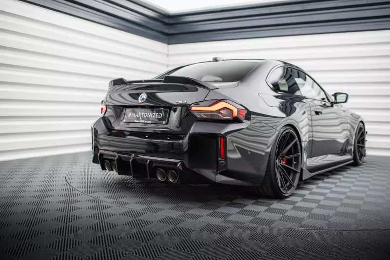 Maxton Design Heckdiffusor für BMW M2 G87 Hochglanz schwarz – Ansicht 2