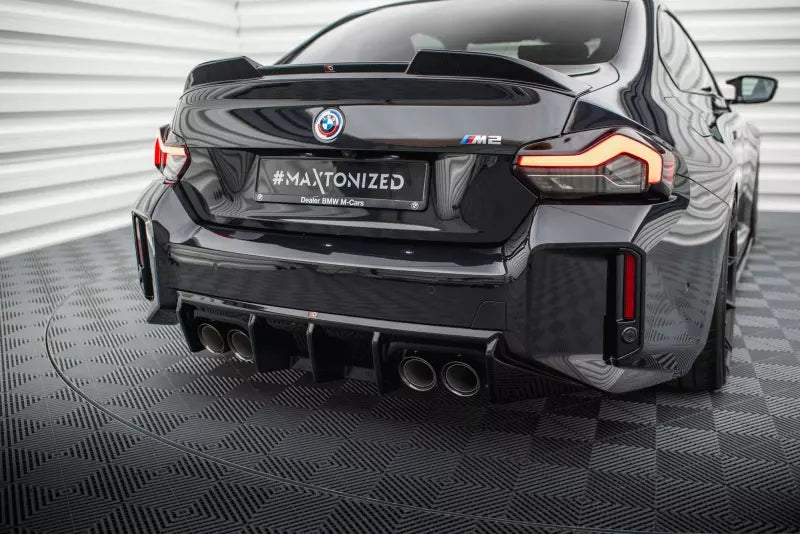 Maxton Design Heckdiffusor für BMW M2 G87 Hochglanz schwarz – Ansicht 3