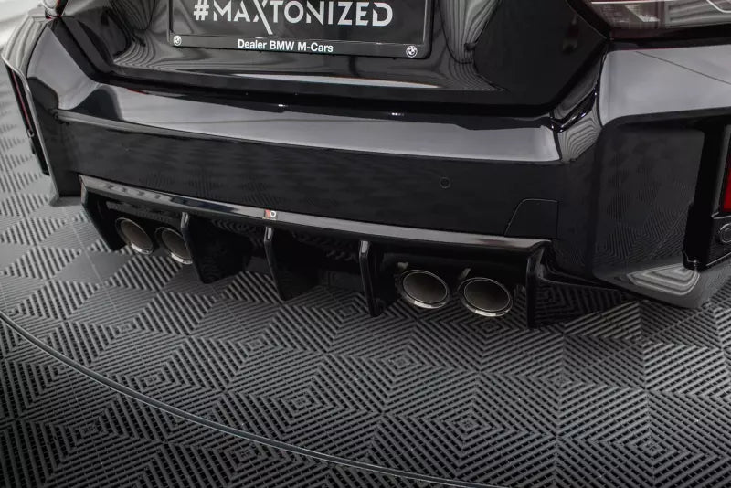 Maxton Design Heckdiffusor für BMW M2 G87 Hochglanz schwarz – Ansicht 4