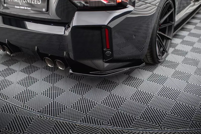 Maxton Design Diffusor Flaps für BMW M2 G87 Hochglanz schwarz – Ansicht 1