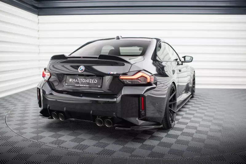 Maxton Design Diffusor Flaps für BMW M2 G87 Hochglanz schwarz – Ansicht 2