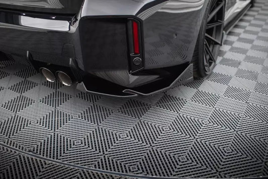 Maxton Design Diffusor Flaps V.2 für BMW M2 G87 Hochglanz schwarz – Ansicht 1
