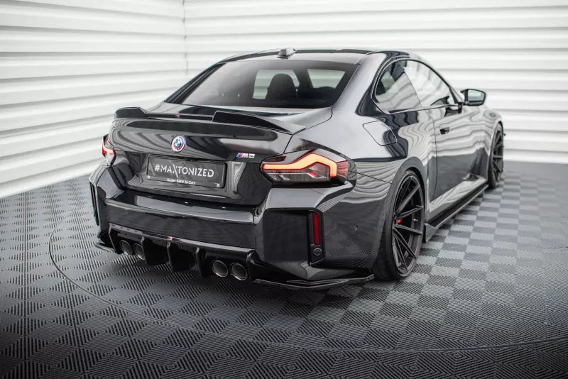 Maxton Design Diffusor Flaps V.3 für BMW M2 G87 Hochglanz schwarz – Ansicht 2