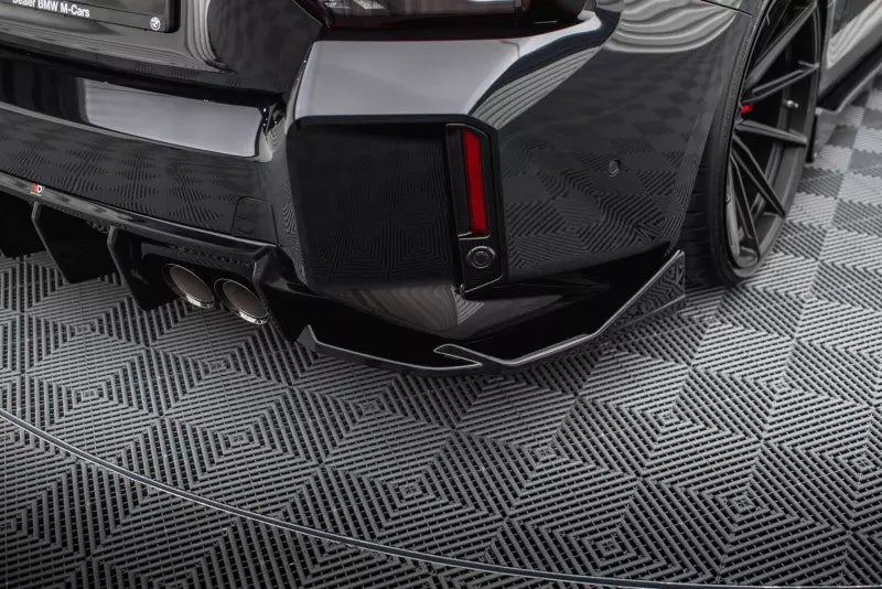 Maxton Design Diffusor Flaps V.4 für BMW M2 G87 Hochglanz schwarz – Ansicht 1