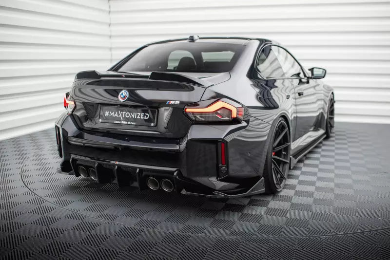 Maxton Design Diffusor Flaps V.4 für BMW M2 G87 Hochglanz schwarz – Ansicht 2