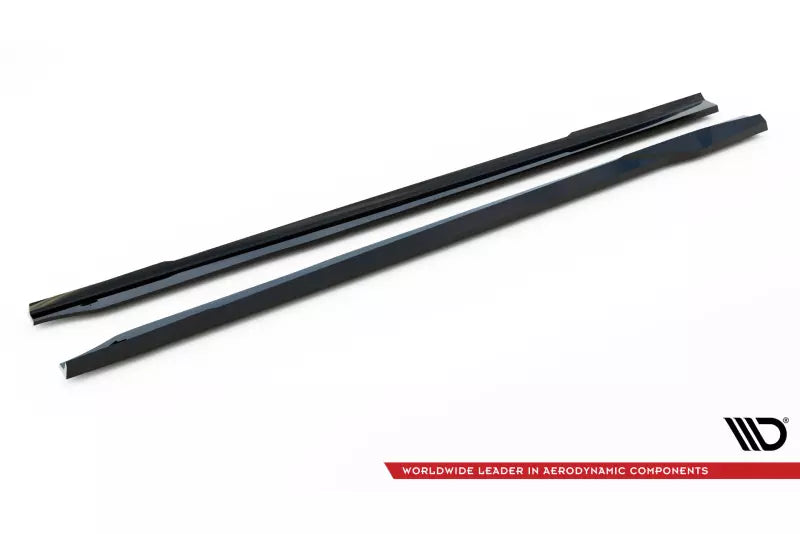 Maxton Design Seitenschweller (Paar) V.2 für BMW M2 G87 Hochglanz schwarz – Ansicht 4