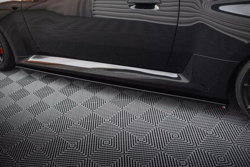Maxton Design Seitenschweller (Paar) V.3 für BMW M2 G87 Hochglanz schwarz – Ansicht 3