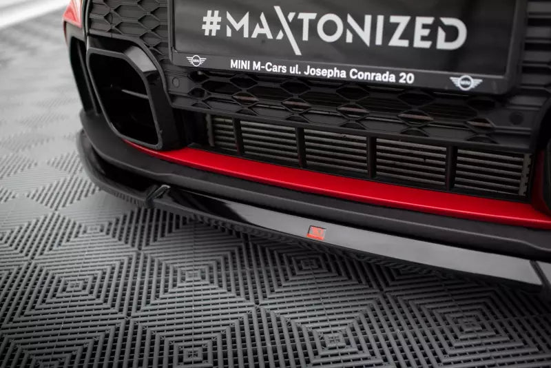 Maxton Design Frontlippe V.2 für Mini Cooper S John Cooper Works F56 Facelift Hochglanz schwarz – Ansicht 3