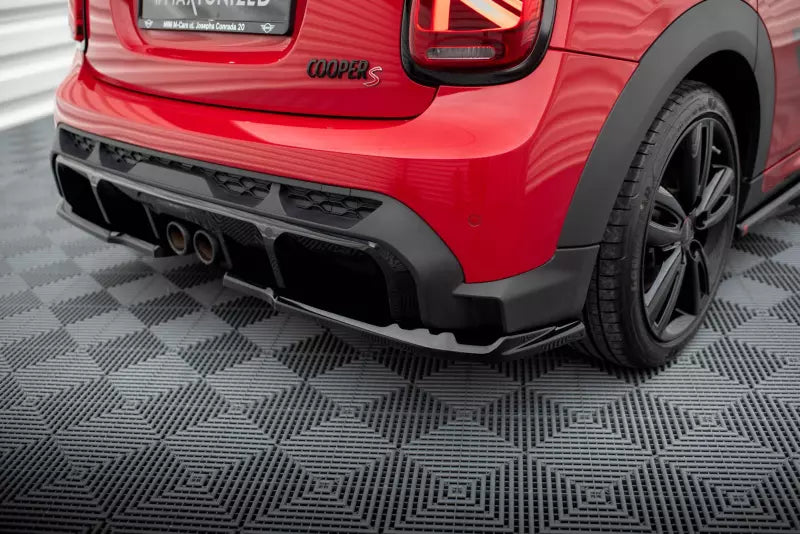 Maxton Design Heckdiffusor für Mini Cooper S John Cooper Works F56 Facelift (5-Türer) Hochglanz schwarz – Ansicht 3