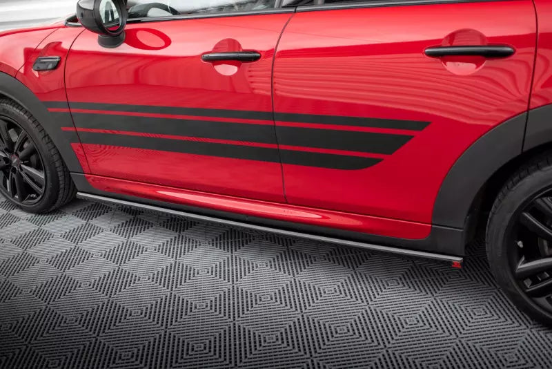 Maxton Design Seitenschweller (Paar) für Mini Cooper S John Cooper Works F56 Facelift Hochglanz schwarz – Ansicht 2