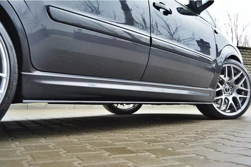 Maxton Design Seitenschweller (Paar) für OPEL ZAFIRA B OPC Hochglanz schwarz – Ansicht 2