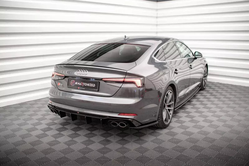 Maxton Design Diffusor Flaps für Audi S5 Coupe / Sportback B9 F5 Hochglanz schwarz – Ansicht 3