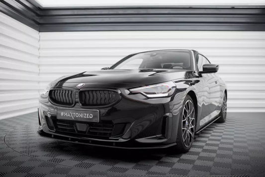Maxton Design Street Pro Frontlippe für BMW 2 Coupe G42 schwarz matt – Ansicht 1