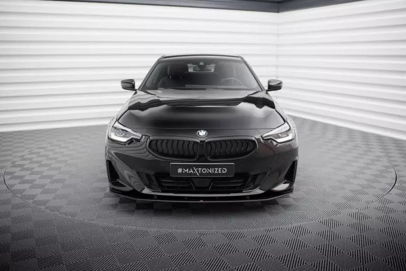 Maxton Design Street Pro Frontlippe für BMW 2 Coupe G42 schwarz matt – Ansicht 3
