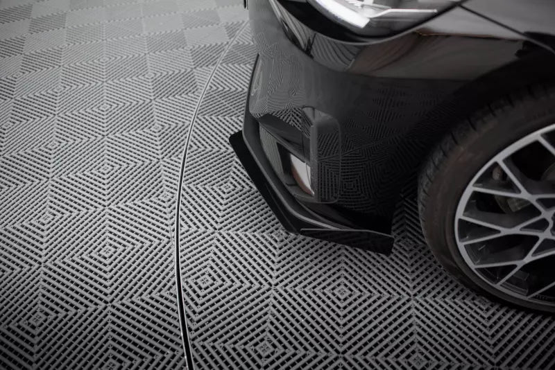 Maxton Design Street Pro Frontlippen Flaps für BMW 2 Coupe G42 Hochglanz schwarz – Ansicht 4