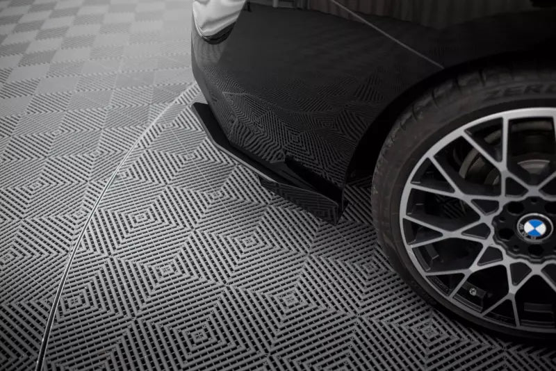 Maxton Design Street Pro Diffusor Flaps für BMW 2 Coupe G42 Hochglanz schwarz matt schwarz mit Hochglanz Flaps – Ansicht 2