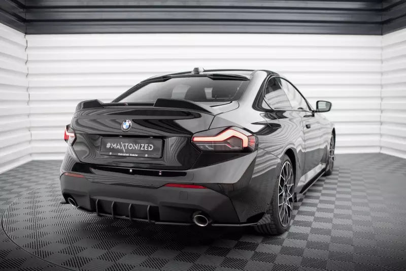 Maxton Design Street Pro Heckdiffusor-Flaps für BMW 2 Coupe G42 Hochglanz schwarz – Ansicht 2