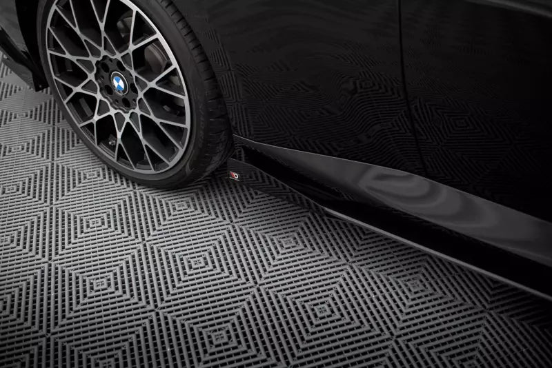 Maxton Design Street Pro Seitenschweller-Flaps für BMW 2 Coupe G42 Hochglanz schwarz – Ansicht 2