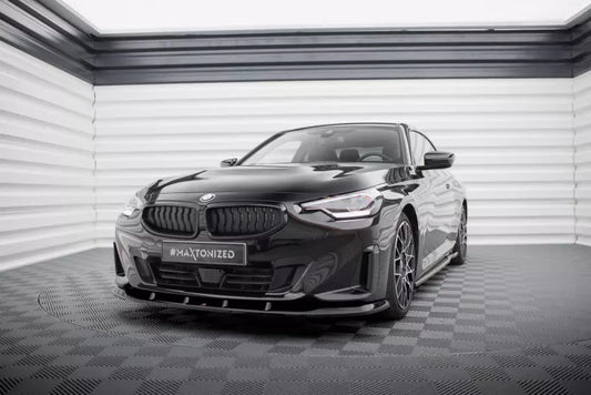 Maxton Design Frontlippe für BMW 2 Coupe G42 Hochglanz schwarz – Ansicht 1