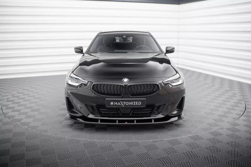 Maxton Design Frontlippe für BMW 2 Coupe G42 Hochglanz schwarz – Ansicht 2