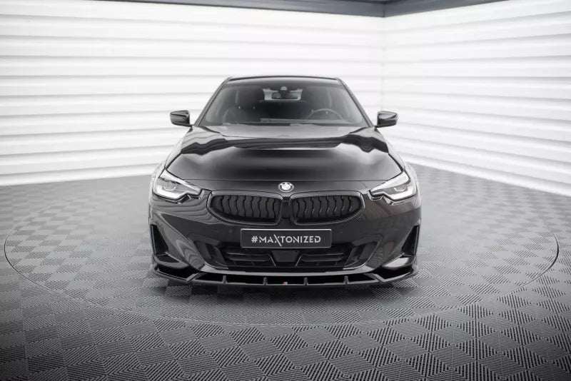 Maxton Design Frontlippe V.2 für BMW 2 Coupe G42 Hochglanz schwarz – Ansicht 2