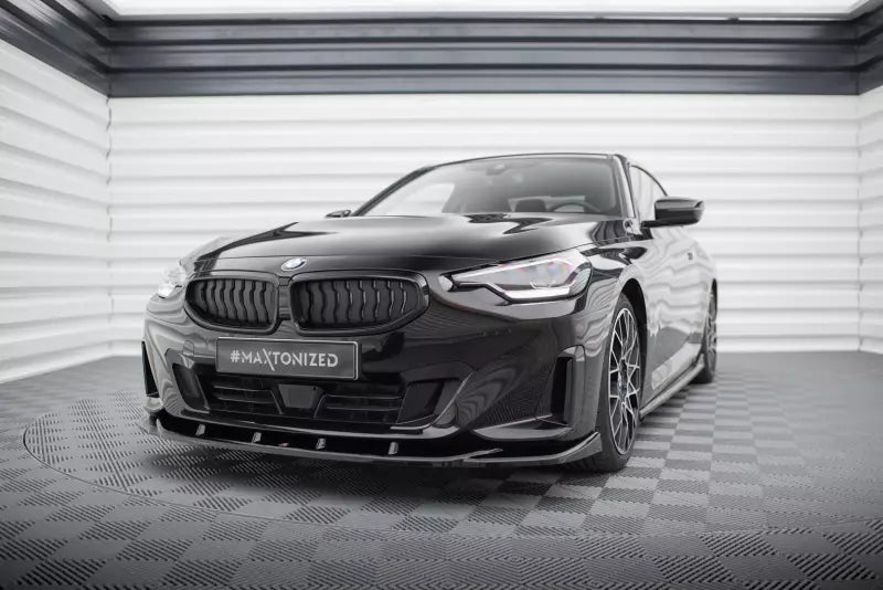 Maxton Design Frontlippe V.3 für BMW 2 Coupe G42 Hochglanz schwarz – Ansicht 1